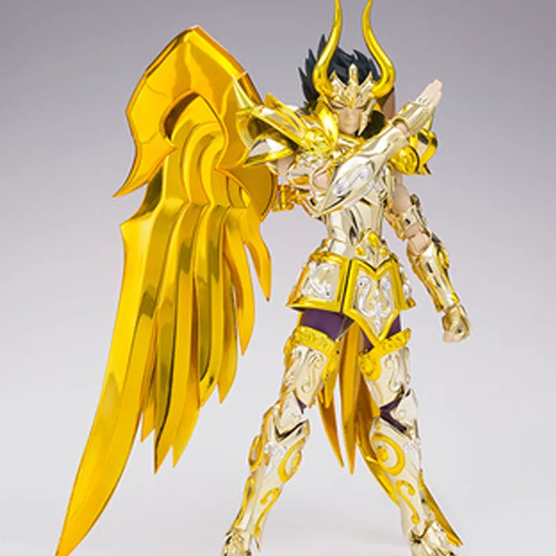 BANDAI Asura Bandai Saint Seiya Armor Of Mythology EX Sacred Armor Gold Soul God Goat Capricorn Scale Figures 18cm-1