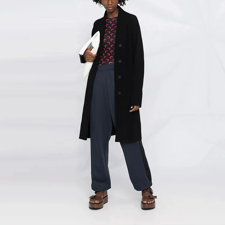 Y 3 FW21 Fitted Sweater Women's Black-1