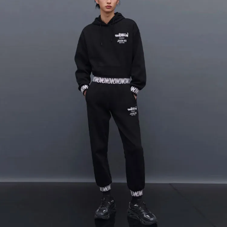 LiNing x JASON WU CF Tracing Sports Fashion Collection Sweatshirt Unisex Black-2
