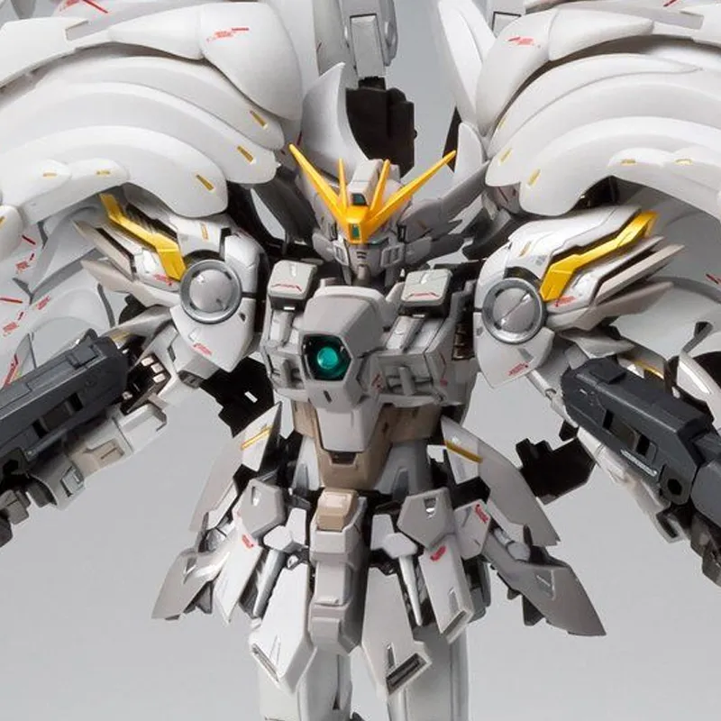 BANDAI FIX GFFMC Mobile Suit Gundam Wing Zero, White Snow Princess 18cm Hobby Model-1