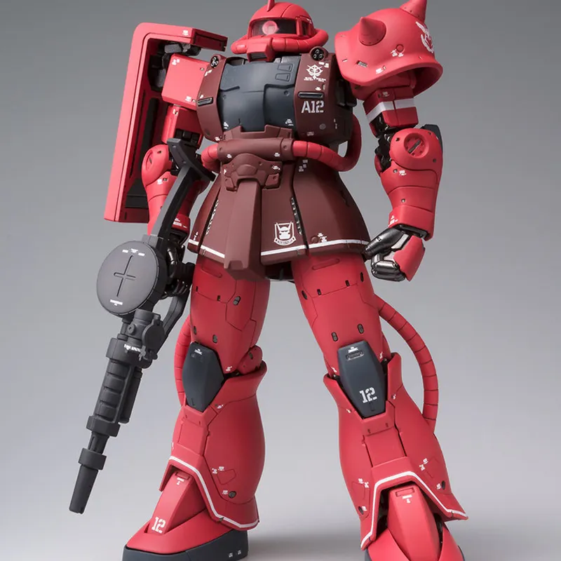 BANDAI 1/100 FIX GFFMC Mobile Suit Gundam, Char's Zaku II 18cm Hobby Model-1