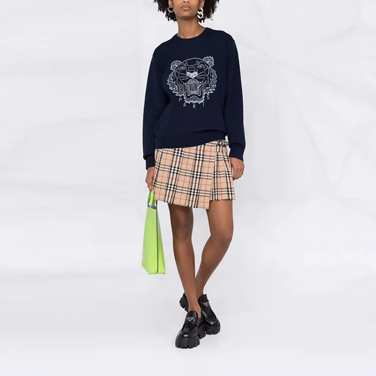 KENZO FW21 Fitted Sweater Women's Blue-1