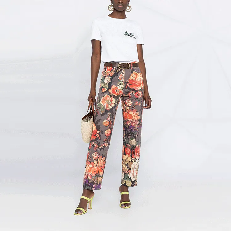 ETRO Pegaso Printed Crewneck T Shirt-1