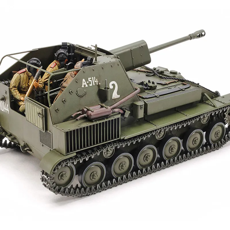 Tamiya 1 35 Russian SU 76M Self Propelled Artillery Model Kits 14.6cm-1
