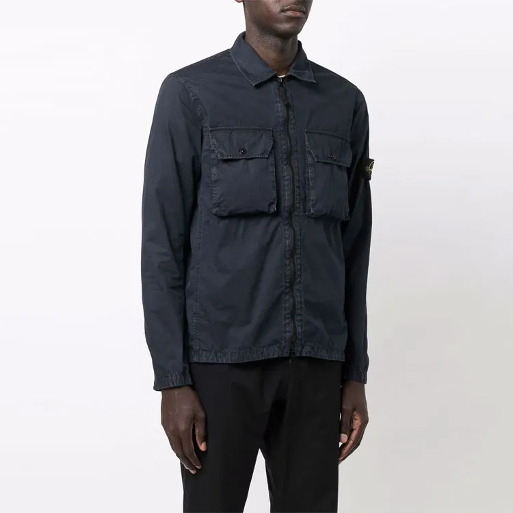 STONE ISLAND Jackets Coats Men's Dark Blue-5