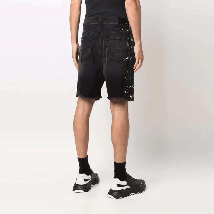 AMIRI Denim Shorts Men Black-2