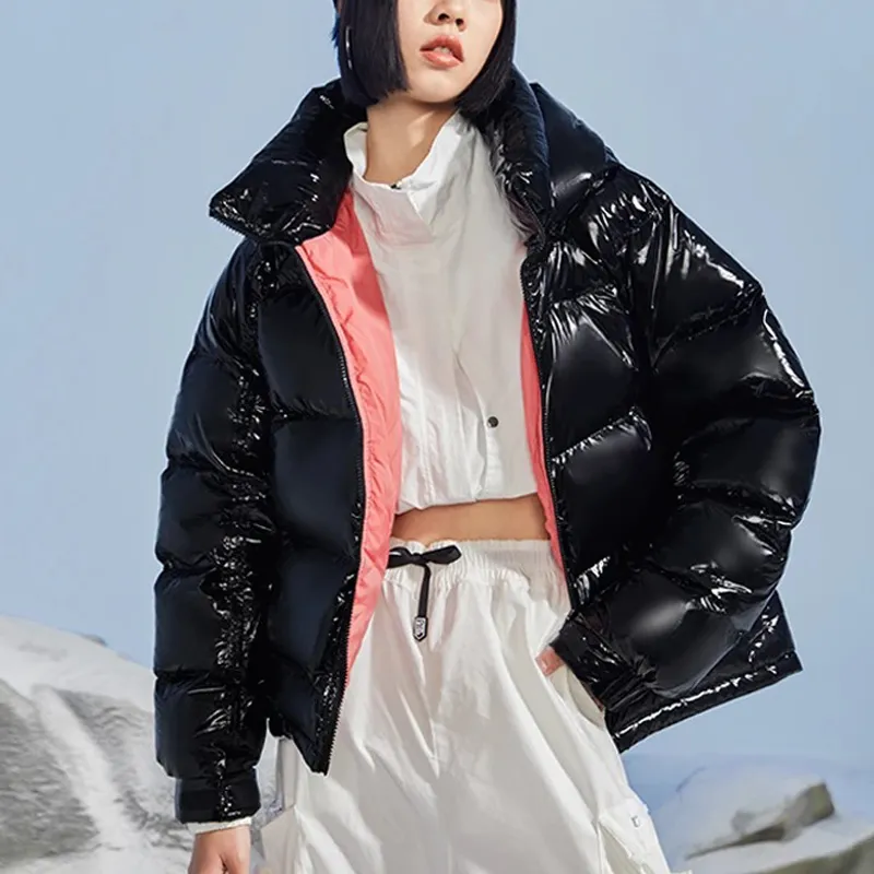 LiNing Sports Fashion Collection Down Jacket Winter Women's Black-2