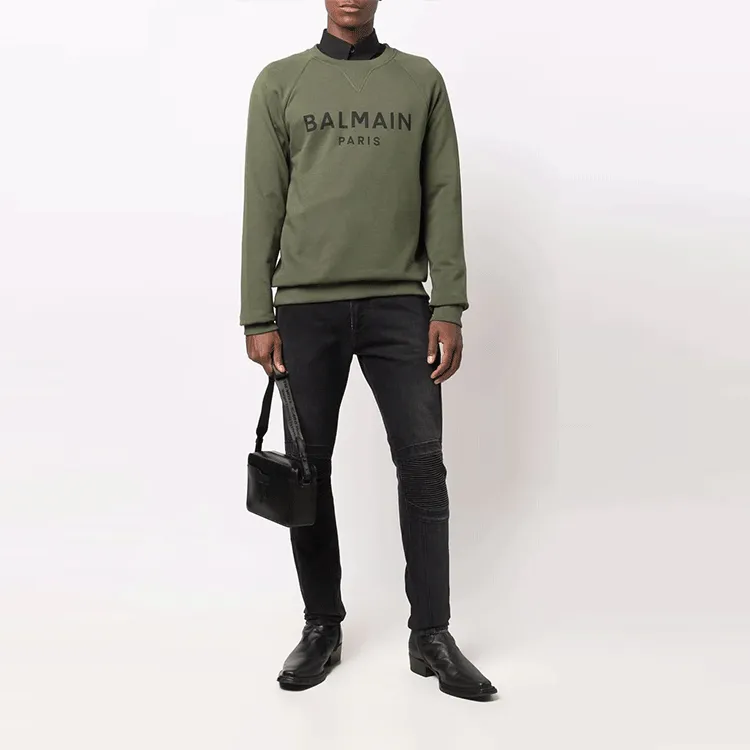 BALMAIN B-embroidered Skinny Jeans-1
