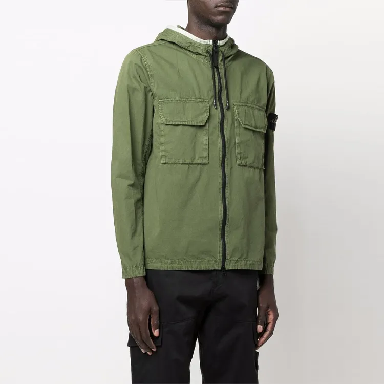 STONE ISLAND Jackets Men Green-2