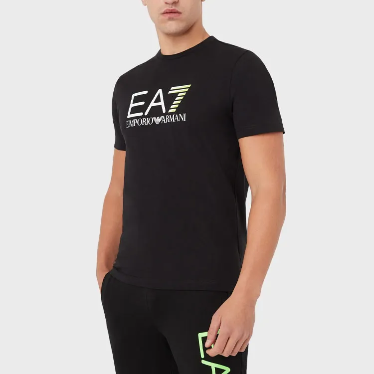 EMPORIO ARMANI EA7 SS22 T Shirt Men's Black-2