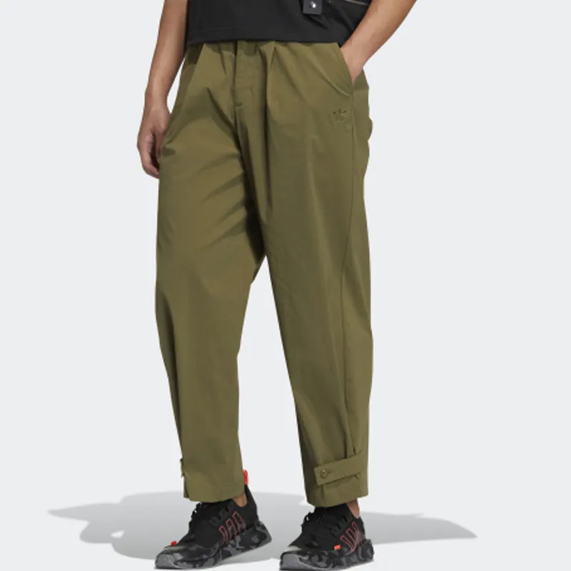 Adidas Originals Knitted Sweatpants Men's Dark Olive Green-1