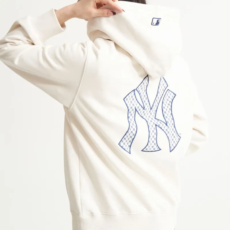 MLB New York Yankees Sweatshirts Unisex White-4