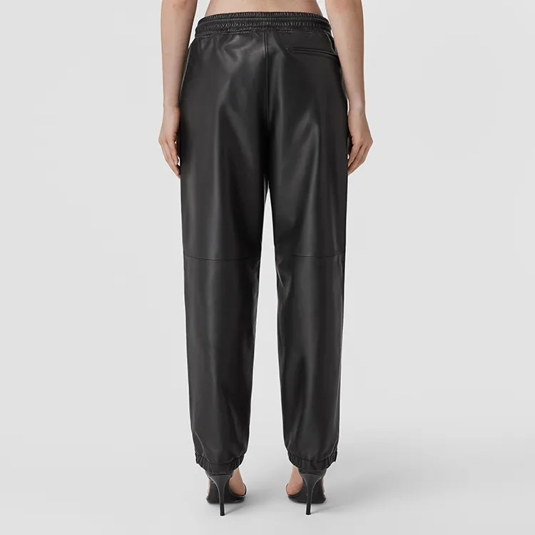 Supreme X Burberry Contrast Stripe Lambskin Jogging Pants Burberry Exclusive-4