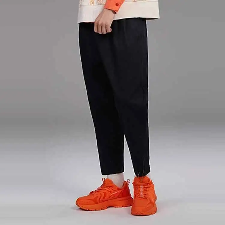 LiNing China Li Ning Casual Pants Men Black-4