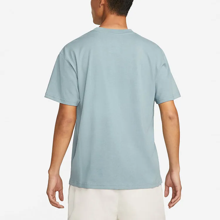 Nike T Shirts Men Gray Blue-4