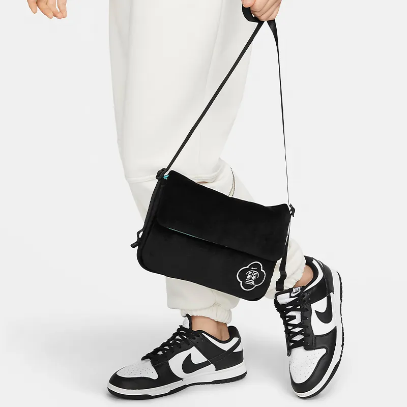 Nike Fabric Crossbody Bags Shoulder Bags Unisex Black-3