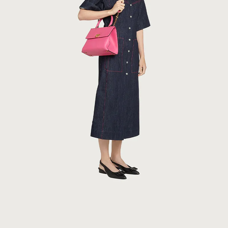 Ferragamo Trifolio Handbags-4