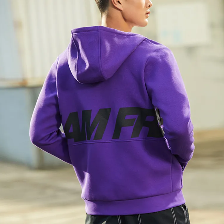 Anta Basketball Collection Jacket Men's Persian Purple-4