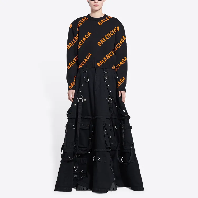 Balenciaga SS22 Sweater Women's Black-2