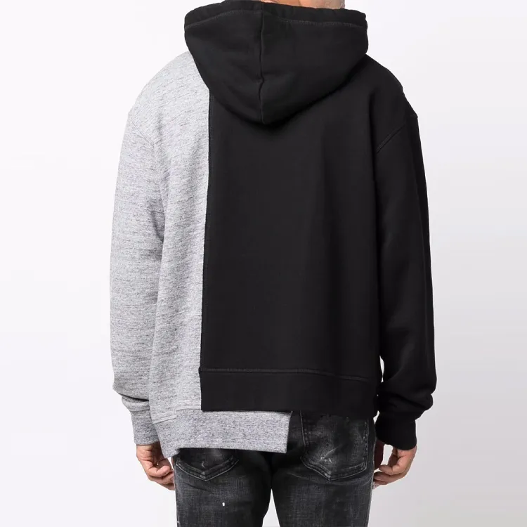 DSQUARED 2 Asymmetric Logo print Hoodie-3