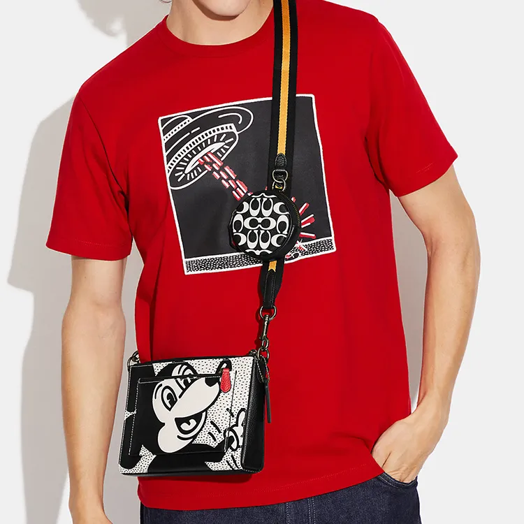 Disney X Keith Haring X COACH Holden Shoulder Bags-4
