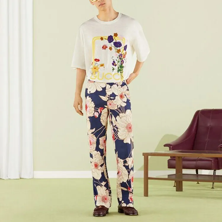 GUCCI Lovelight Linen T-shirt-1