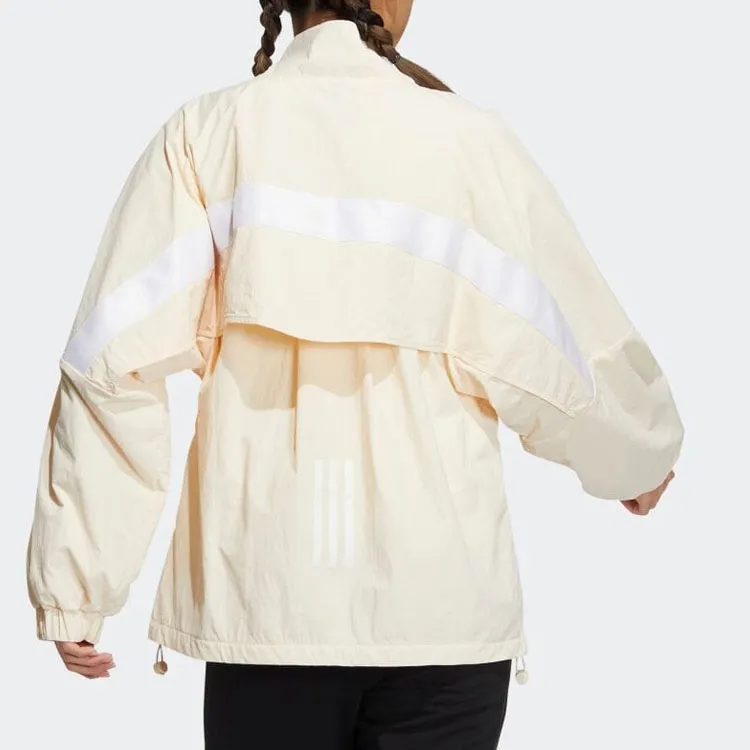 Adidas Jacket Women's Beige Yellow-2