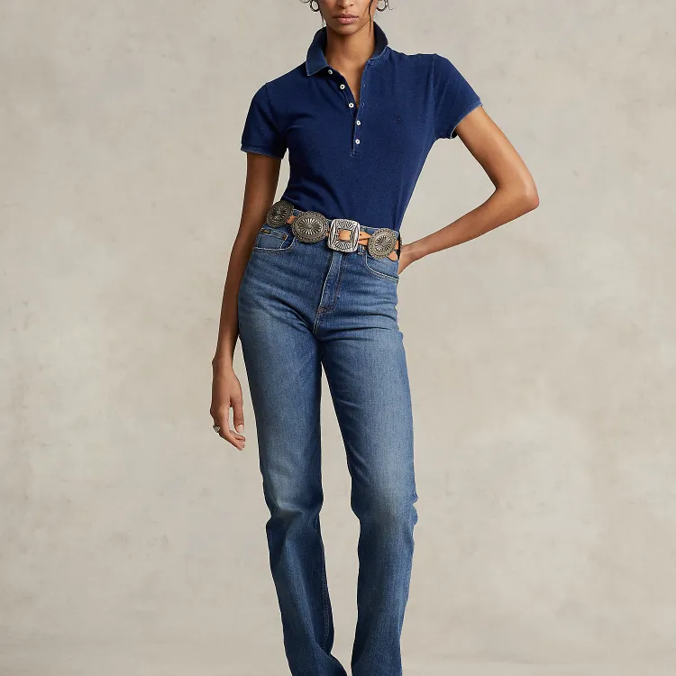 Polo Ralph Lauren SS22 Polo Shirt Women's Dark Blue-1