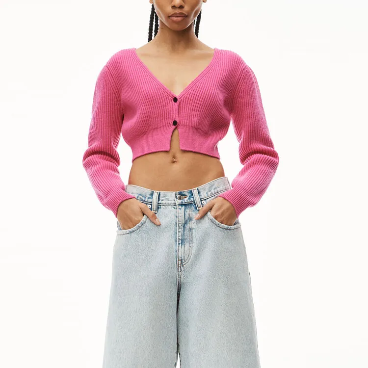 Alexander Wang Crop Tops Women's Pink-2