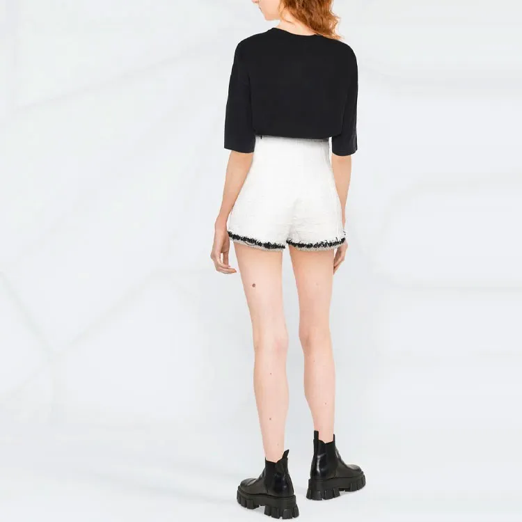 BALMAIN Casual Shorts Women's White-1