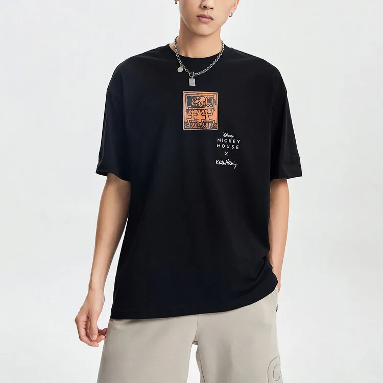 LiNing x Disney T Shirt Men's Black-2