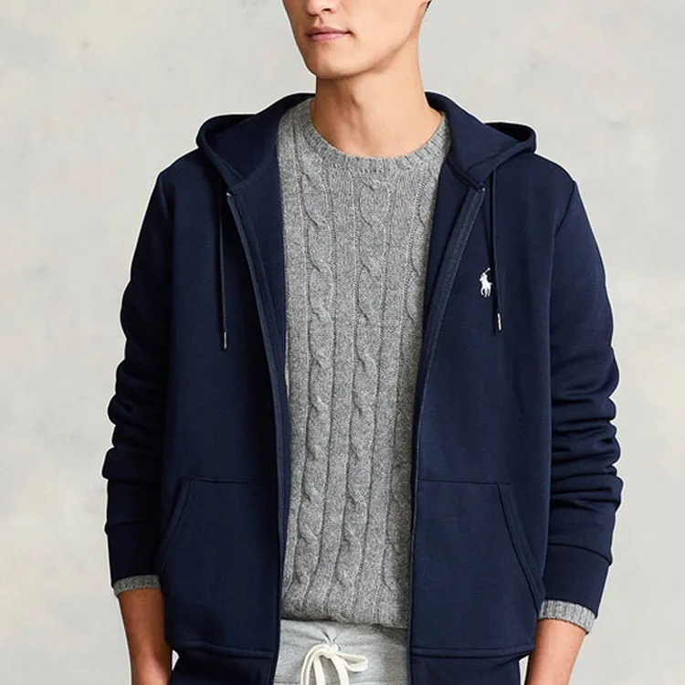 Polo Ralph Lauren Double Knit Full Zip Hoodie And Double Knit Jogger Pant Set-4
