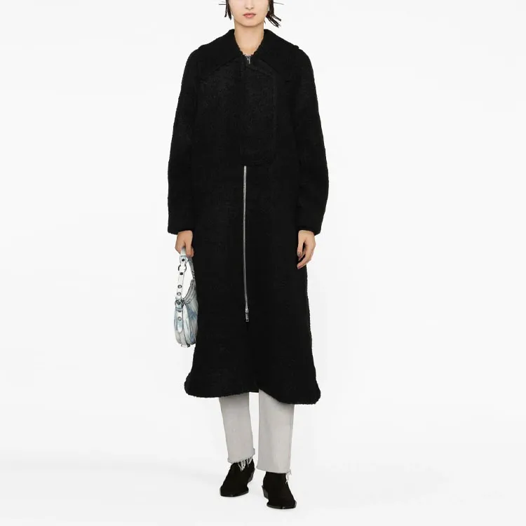 GANNI Zip Fastened Oversized Coat-1