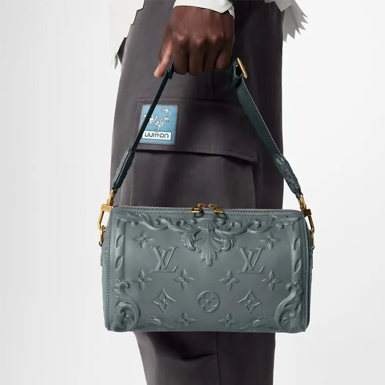 LOUIS VUITTON City Keepall Dark Shadow Gray-5