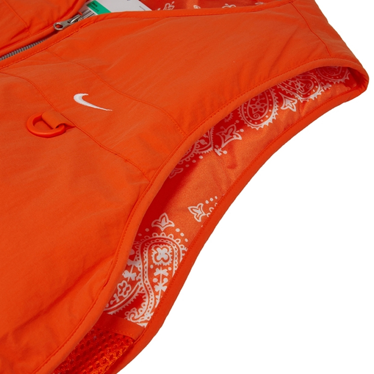 Nike Men's Full-Zip Premium Basketball Vest Orange - POIZON