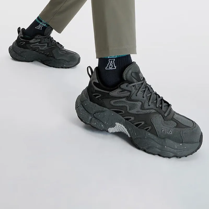 FILA Fern Sneakers 'Black Grey'-5