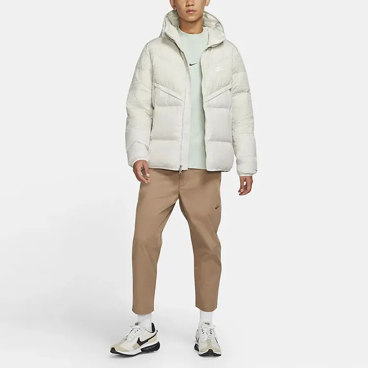 Nike Down Jackets Men White-2