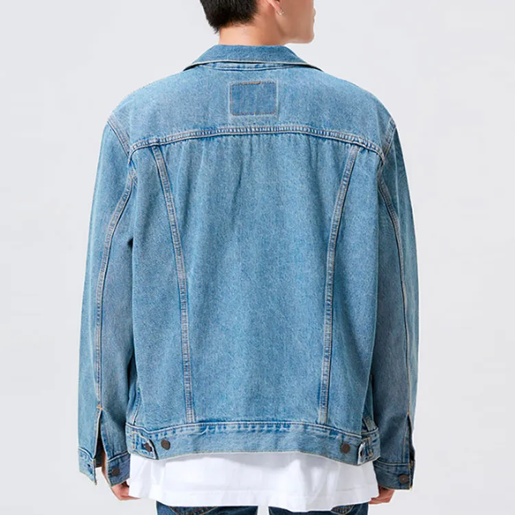 Levis Denim Jackets Men Blue-3