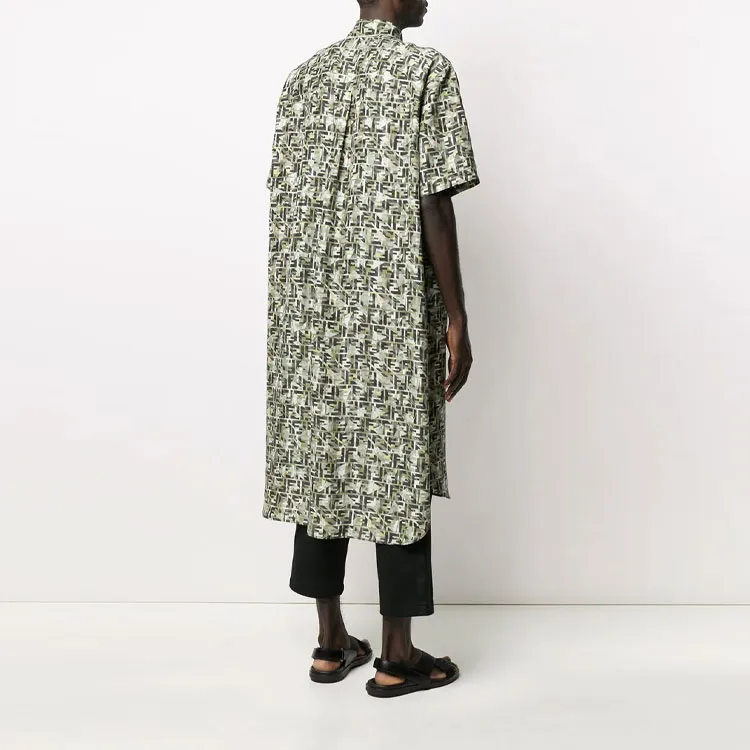 FENDI Shirts Men Green-3