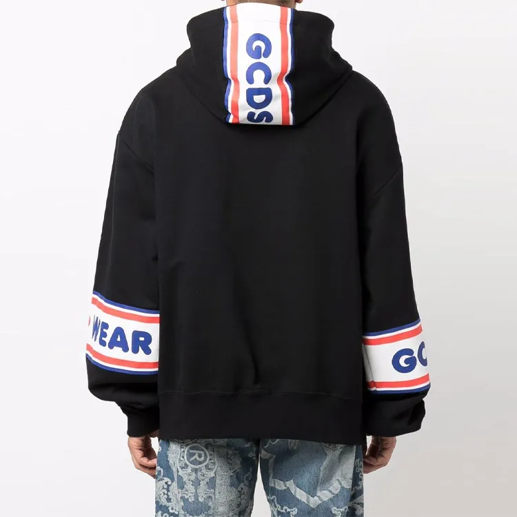 GCDS Logo Tape Printed Hoodie-2