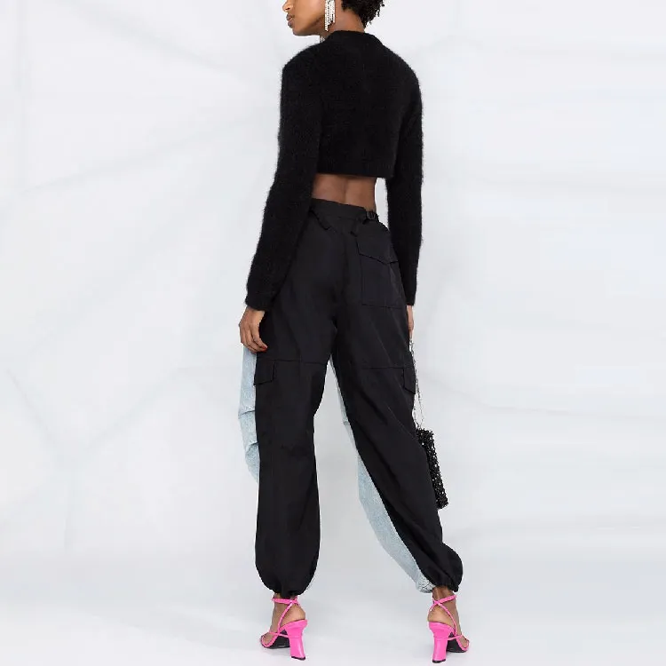 GCDS Loose Fit Sweater Women's Black-4