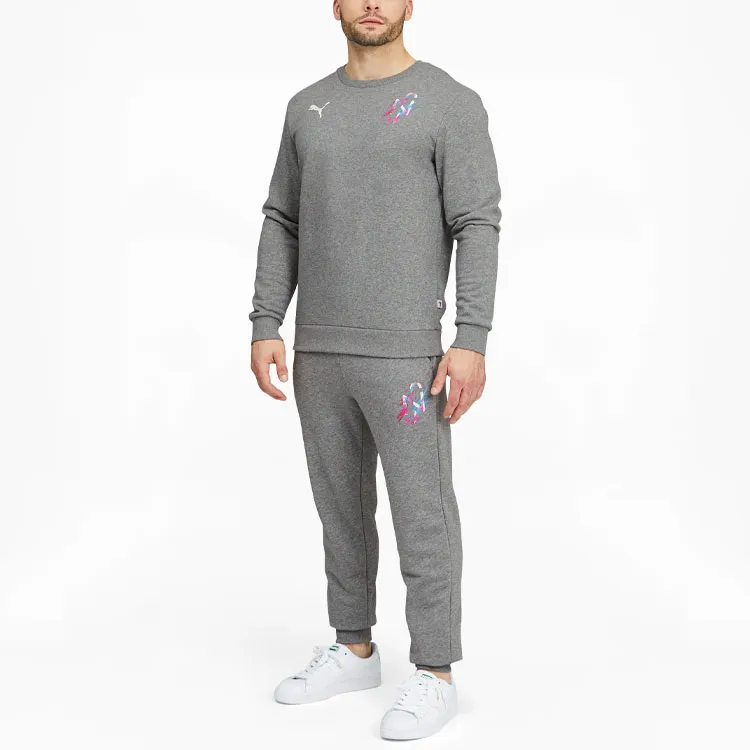 PUMA Neymar JR Creativity Crew Sweatshirts Men Gray-4