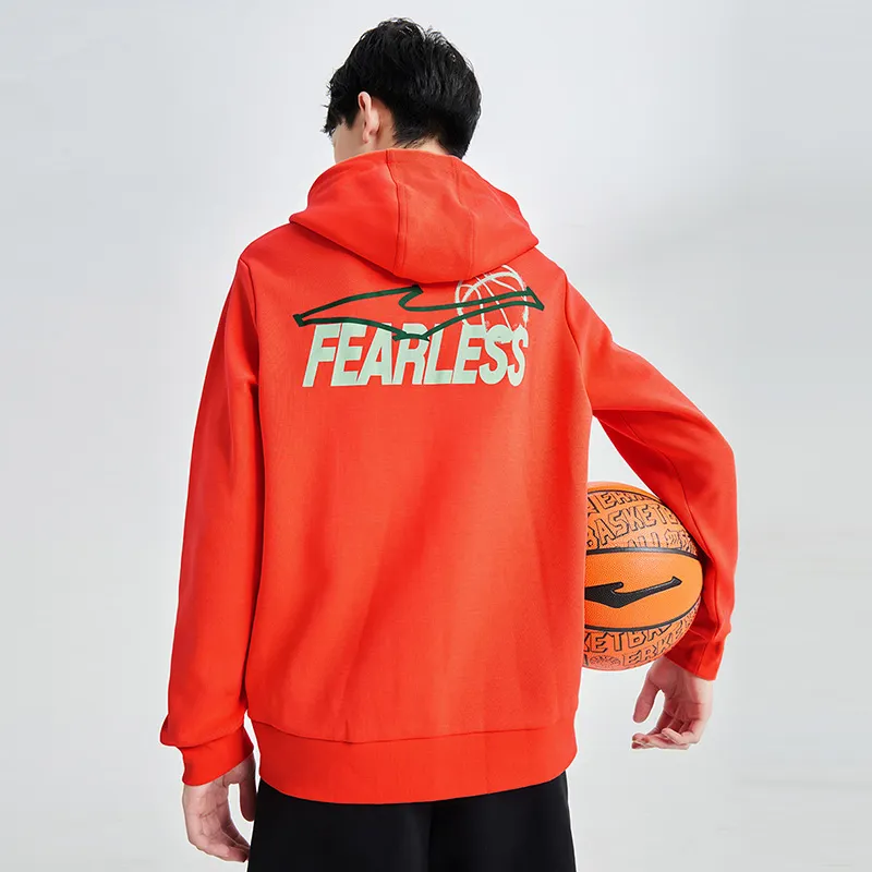 Erke Sweatshirts Men Bright Award Orange-3