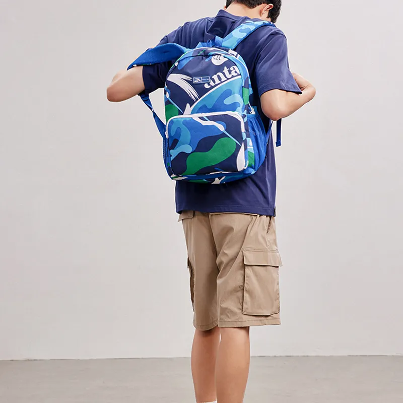 Anta Life Collection PU Double Coated Laptop Backpack Regular Unisex Dazzling Blue-7