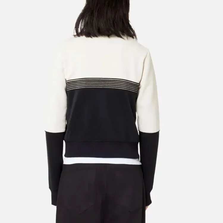 AMIPARIS Paris Ami De Coeur Striped Zipped Knit Cardigan-4