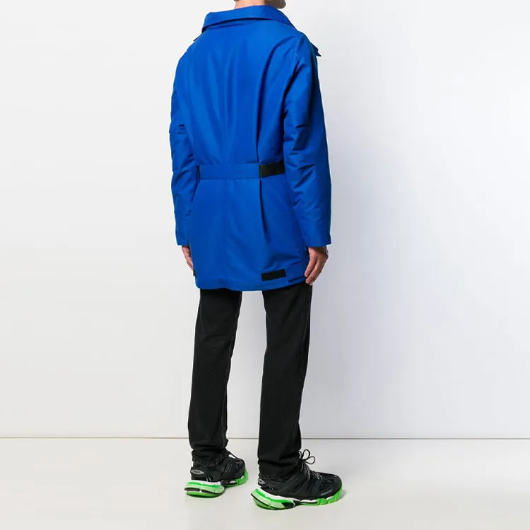 Balenciaga Parka Coats Men Blue-2