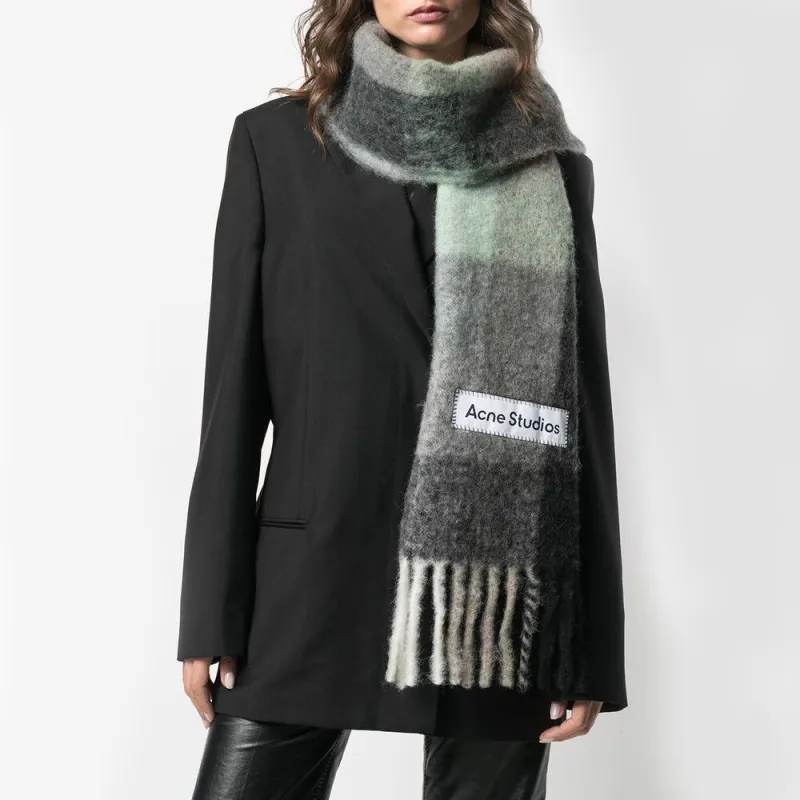 Acne Studios Logo Patch Scarf-3