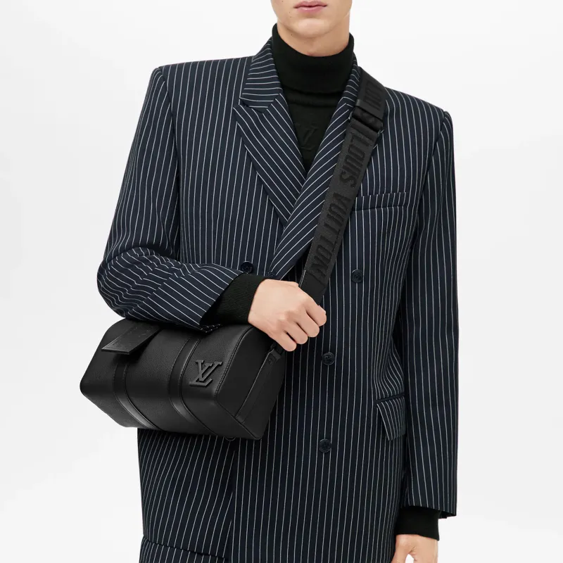 LOUIS VUITTON Keepall City Aerogram Black-5