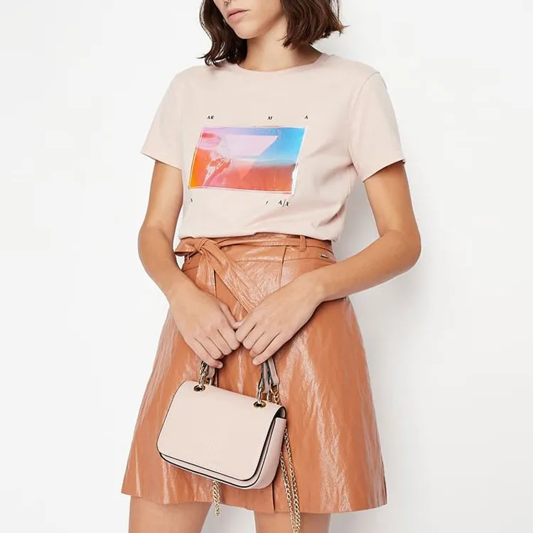 ARMANI EXCHANGE T Shirts Women's Orange-2
