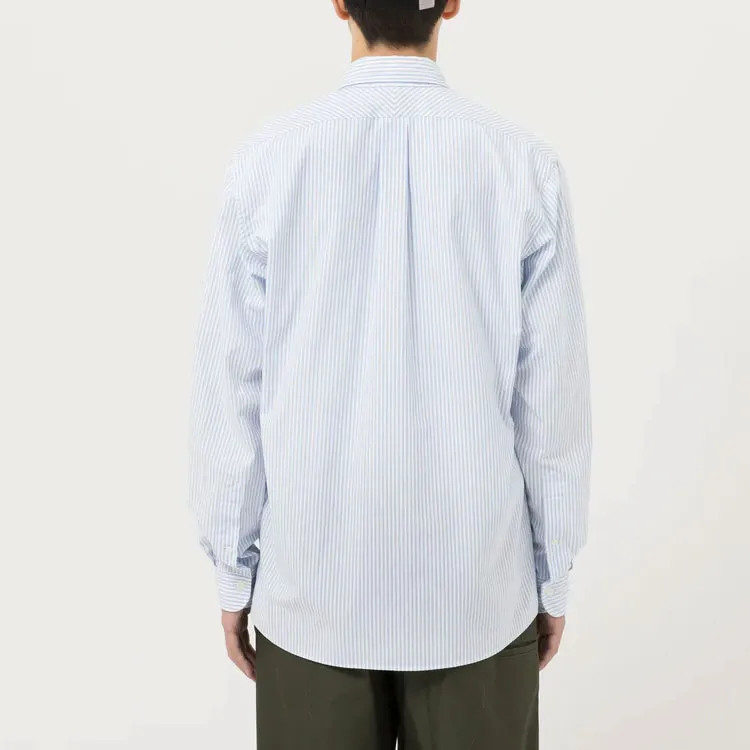 HUMAN MADE Heart Logo Stripe Bd Shirt-3